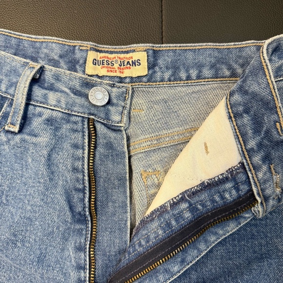 Vintage Guess High Waisted Tapered Jeans Size 29 - Picture 6 of 8